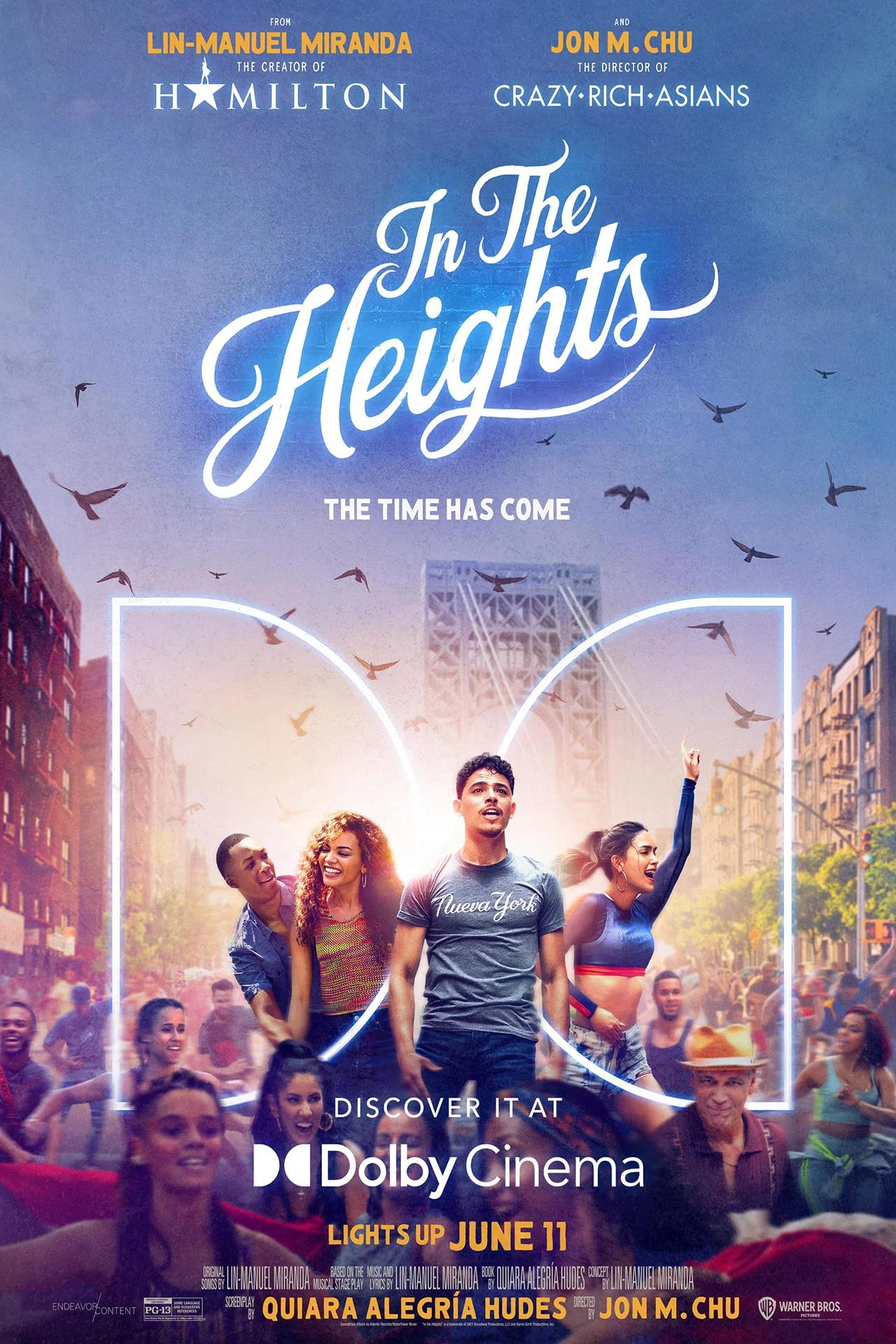In The Heights (2021) – Film In BD-R, 1 Disco, Cofanetto Nuovo, Regione Free